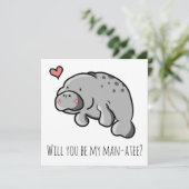 「私のマンタニーになってくれる？」バレンタインカード カード (スタンド正面)