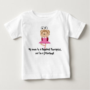 私のミイラは理学療法士のjitterbugのTシャツです ベビーTシャツ