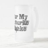 私のミッお気に入りのサク フロストグラスビールジョッキ (正面右)