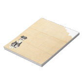 私のミニチュアシュナ食べーザー宿題 ノートパッド (回転)