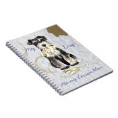 私のミニチュア・シュナウツァーは私のレッスン・プランを食べました ノートブック (右側)