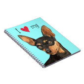 私のミニピンが大好き ノートブック (右側)