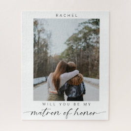 私のミニマル名誉のマトロンになります写真シック ジグソーパズル