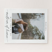 私のミニマル名誉のマトロンになります写真シック ジグソーパズル (横)