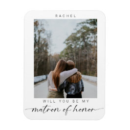 私のミニマル名誉のマトロンになります写真シック マグネット