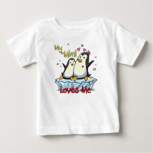 私のミミは私のペンギンを愛している ベビーTシャツ