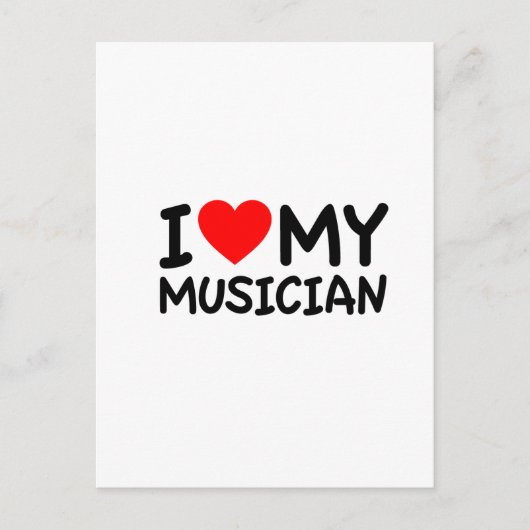 私のミュージシャン ポストカード (正面)