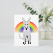 私のムーンドッグとレインボー ポストカード (スタンド正面)