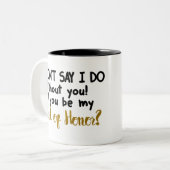 私のメイドになってくれ ツートーンマグカップ (正面左)