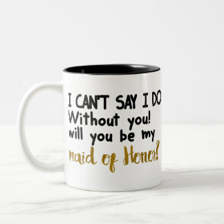 私のメイドになってくれ ツートーンマグカップ