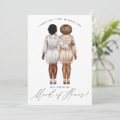 私のメイドオブオナーになってくれる？ Girls in Robes V3 招待状 (スタンド正面)