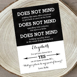 私のメイド・オブ・オーナー（花嫁付き添い人）でいいかな 招待状