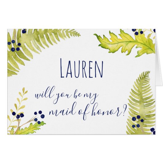 私のメイド・オブ・オーナー（花嫁付き添い人）ですか。 青及び緑の自然 (正面横)