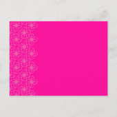 私のメイド・オブ・オーナー（花嫁付き添い人）? インビテーションポストカード (裏面)