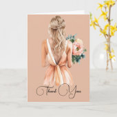 私のメイド・オブ・オーナー(花嫁付き添い人) カード (黄色い花)