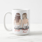 私のメイド・オブ・オーナー（花嫁付き添い人） コーヒーマグカップ (左)