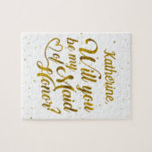 私のメイド・オブ・オーナー（花嫁付き添い人）? ジグソーパズル (横)