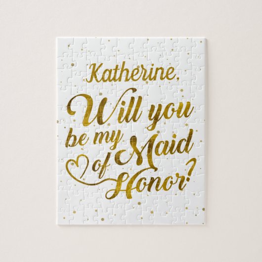 私のメイド・オブ・オーナー（花嫁付き添い人）? ジグソーパズル (縦)