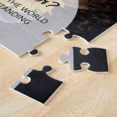 私のメイド・オブ・オーナー(花嫁付き添い人)パーソナライズされた招待状 ジグソーパズル (側面)