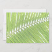 私のメイド・オブ・オーナー(花嫁付き添い人)ビーチ結婚式シェルか 招待状 (裏面)