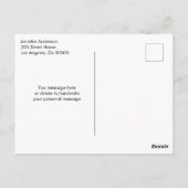 私のメイド・オブ・オーナー（花嫁付き添い人） ポストカード (裏面)