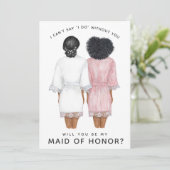 私のメイド・オブ・オーナー(花嫁付き添い人)?ロブスカードの女子たち 招待状 (スタンド正面)