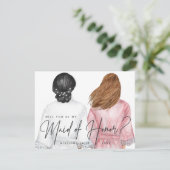 私のメイド・オブ・オーナー（花嫁付き添い人）?女子のローブ 招待状 (スタンド正面)