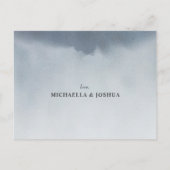 私のメイド・オブ・オーナー（花嫁付き添い人）招待状はがき インビテーションポストカード (裏面)