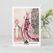 私のメイド・オブ・オーナー（花嫁付き添い人）?招待状カード 招待状 (スタンド正面)