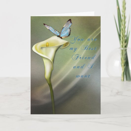 私のメイド・オブ・オーナー（花嫁付き添い人）? 招待状 (正面)