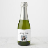 私のメイド・オブ・オーナー(花嫁付き添い人)提案の写真カスタムか スパークリングワインラベル (正面)