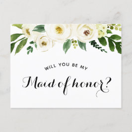 私のメイド・オブ・オーナー(花嫁付き添い人)案 案内ポストカード