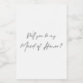 私のメイド・オブ・オーナー（花嫁付き添い人）?MOH提案 フードラベル (シングルラベル)