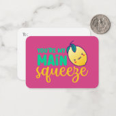 私のメインスクイズプおもしろいンかわいいバレンタインデー ノートカード (正面/裏面インサイチュ)