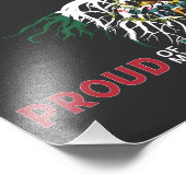 私のメキシ誇りを持ったコのルーツのヒスパニック伝統月の フォトプリント (角)