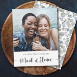 私のモダンメイド・オブ・オーナー（花嫁付き添い人）のユーカリか