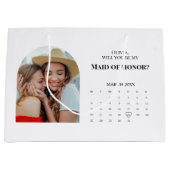 私のモダンメイド・オブ・オーナー（花嫁付き添い人）案か ラージペーパーバッグ (正面)