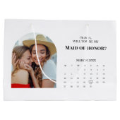 私のモダンメイド・オブ・オーナー（花嫁付き添い人）案か ラージペーパーバッグ (裏面)