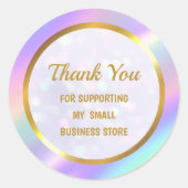 私のモダン小規模企業をサポートしてくれてありがとう ラウンドシール (正面)