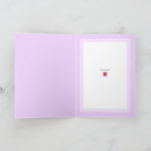 私のモダン恋人のバレンタインカードへのハートの愛 カード (内部)