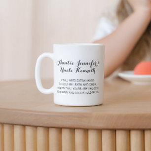 私のモダン神様の両親になってくれてありがとう コーヒーマグカップ