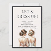 私のモダン花嫁のプロポーザルのカードになってくれないか 招待状 (正面)