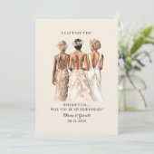 私のモダン花嫁の提案をしてくれないか 招待状 (スタンド正面)