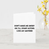 私のモッ怒トのように演技を開始または悪くする カード (黄色い花)