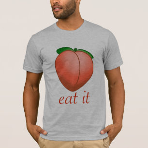 私のモモを食べて下さい Tシャツ