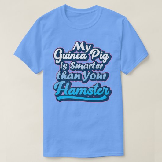 私のモルモットは皮肉頭が切れるなユーモア動物のPrである Tシャツ (デザイン正面)