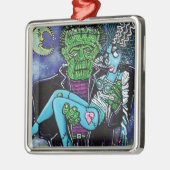 私のモンスター私の花嫁 メタルオーナメント (左)