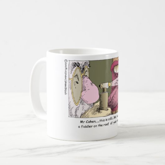 私のユダヤ人の歯科医おもしろい医ギフトマグTee & More コーヒーマグカップ (正面左)