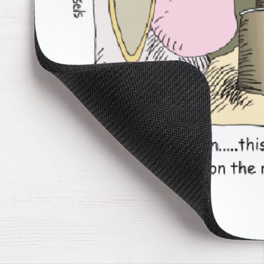 私のユダヤ人の歯科医おもしろい医ギフトマグTee & More マウスパッド (コーナー)