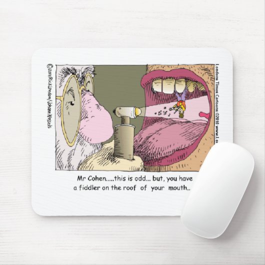 私のユダヤ人の歯科医おもしろい医ギフトマグTee & More マウスパッド (マウス)